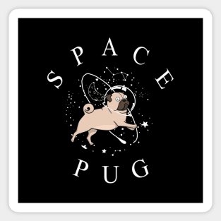 Space Pug Sticker